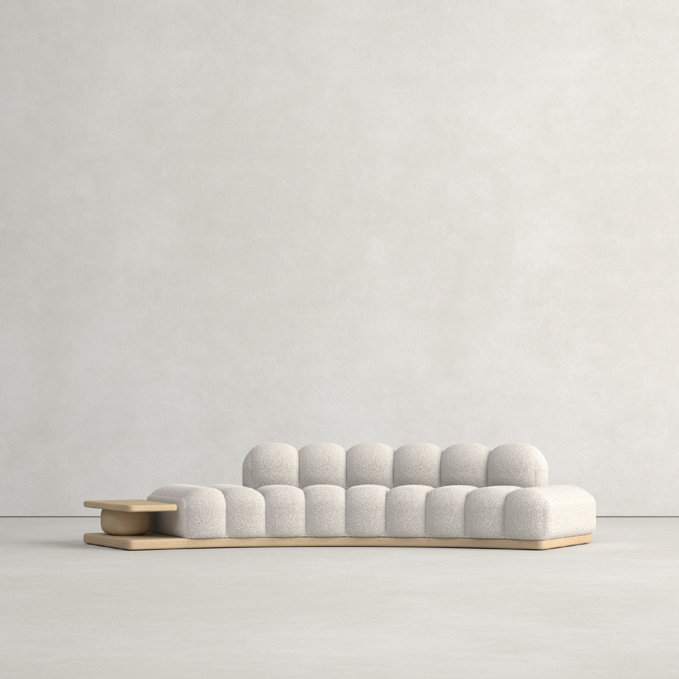 MARSHMALLOW HALF MOON SOFA