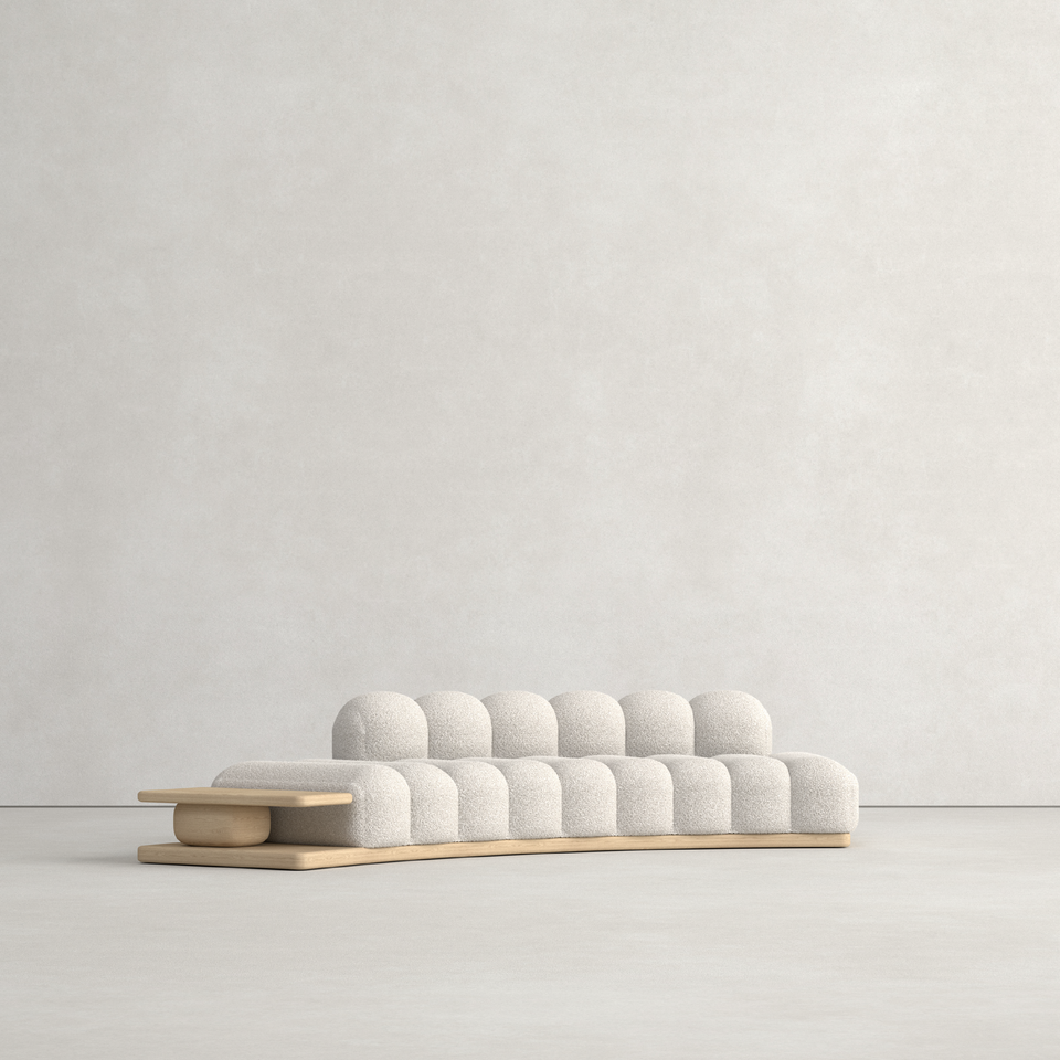 MARSHMALLOW HALF MOON SOFA