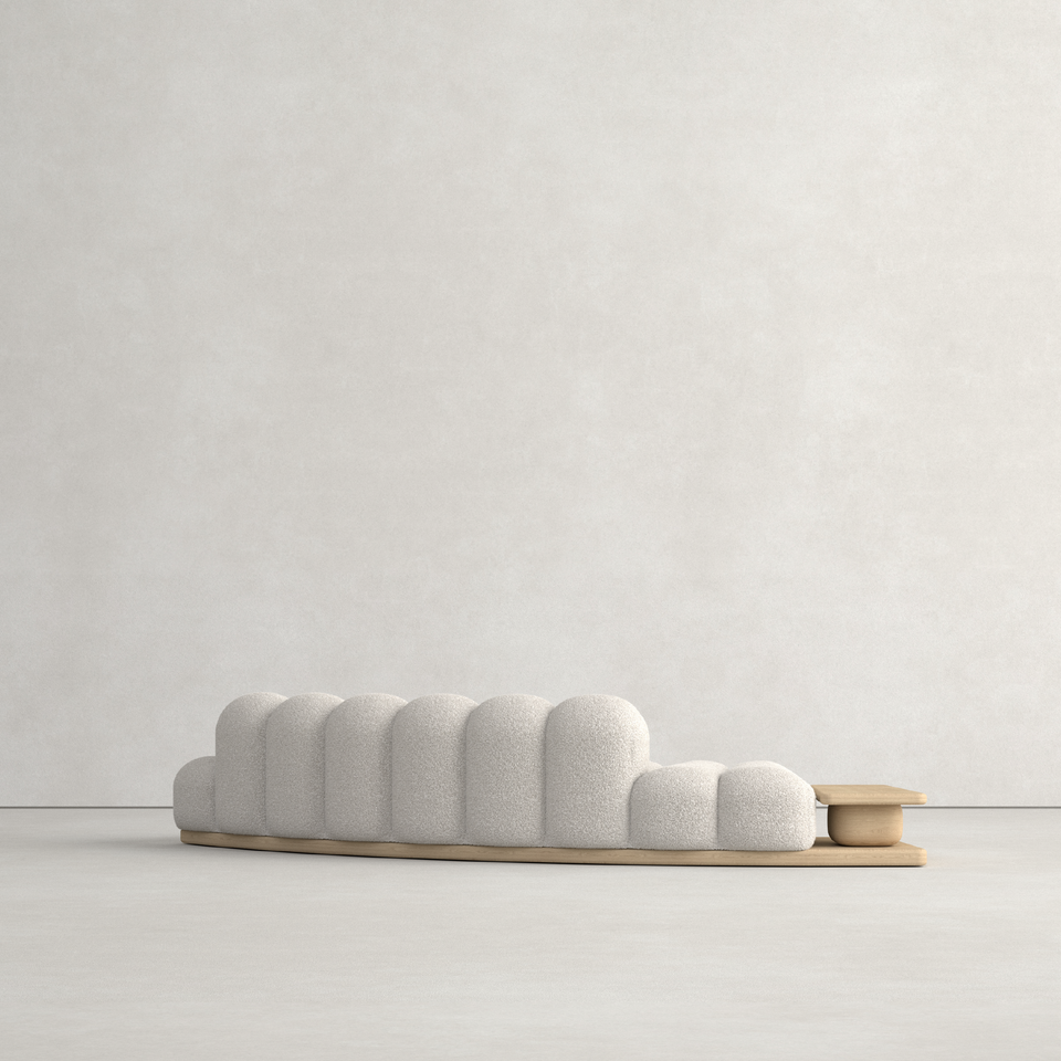 MARSHMALLOW HALF MOON SOFA